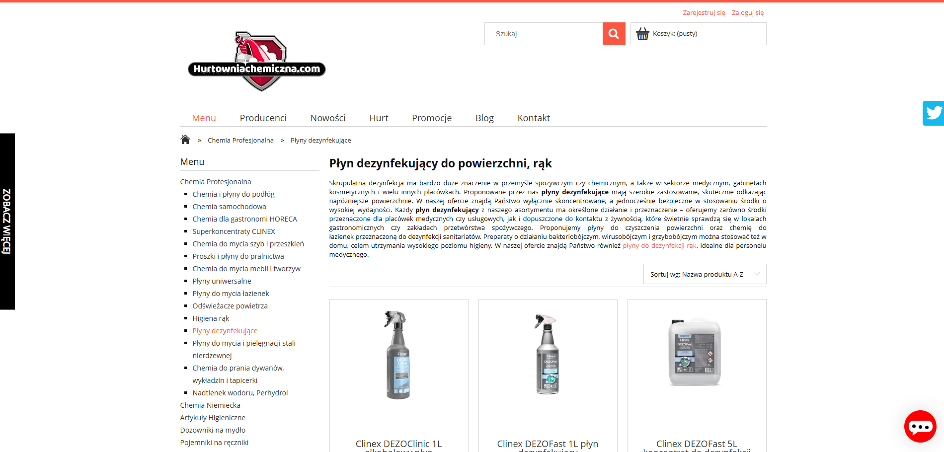 Płyny do dezynfekcji rąk w branży gastronomicznej